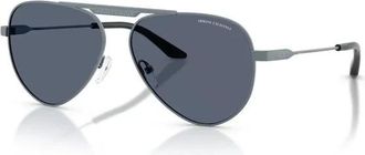 A|X Armani Exchange unisex, Accessoires, Blauw, Maat: 58 MM