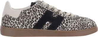 Hogan Ponyskin Animal Print Sneakers
