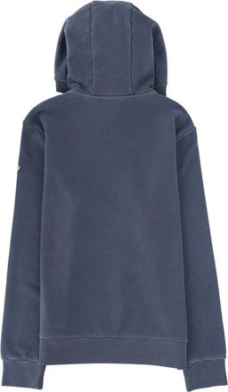 Moncler Logo-Print Cotton Sweatshirt - Blue
