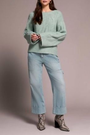Tribal Audrey Carpenter Super Straight Jeans In Out Of The Blue