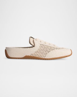 Rag & Bone Retro Runner Raffia Sneaker Mules