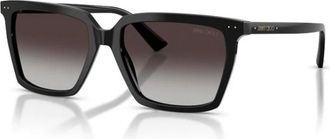 Jimmy Choo London Zonnebril - Dames - Zonnebrillen - Zwart - 55 MM - Accessoires