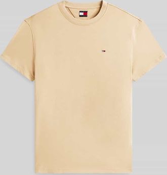 Tommy Jeans Regular Fit T-Shirt aus reiner Baumwolle in Beige, Gr&ouml;&szlig;e XXL