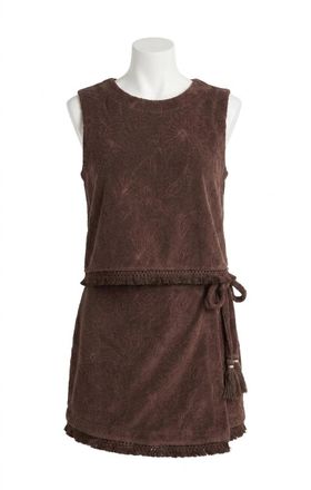 Z Supply Canopy Top In Chocolate Cherry