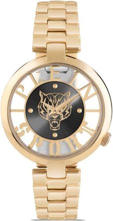 Plein Sport Tiger Luxe 43mm - women - stainless steel - One Size - Black
