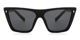 Prada PR 21ZS 1AB5S0 Womens Sunglasses Black Size 55