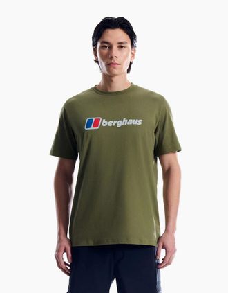 Berghaus Mens Berghaus Mens Class XL-Logo Short Sleeve T-Shirt - Tan - Size: 38