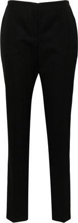 The Attico slim-cut tailored trousers - women - Virgin Wool/Cotton/Viscose - 44 - Black