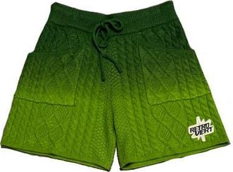 RETROVERT Gradient Knitted Shorts in Green at Nordstrom, Size Small