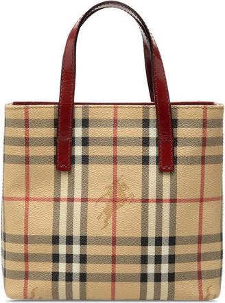 Burberry Pre-owned Burberry Haymarket Check Coated Canvas Handbag Ladies J8IWCZ1ICKSK4UAY