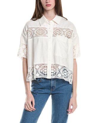 Electric & Rose Kyle Linen-Blend Shirt