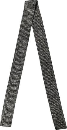 Dolce & Gabbana Sjaal met visgraatpatroon van tweed - unisex - Accessoires - Zwart - ONE Size - Tweed - Accessoires