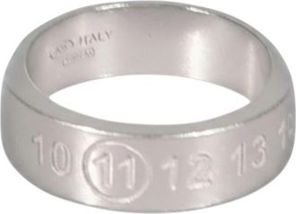 Maison Margiela Numerieke Ring - Dames - Ringen - Grijs - 3XL - Accessoires