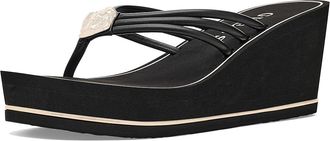 Guess Sabrie Womens Wedge Shoes Black : 10 M, Faux Leather