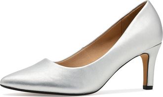 Journee Collection Scylee Womens Shoes Silver : 9.5 M, Synthetic
