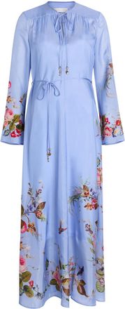 Zimmermann Patience Floral-print Silk Maxi Dress - Blue - 4 (UK 16 / XL)