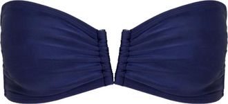Lenny Niemeyer bandeau V-neck bikini top - Blue