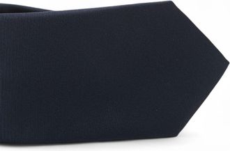 Canali Cravatta in seta Blu Canali Uomo