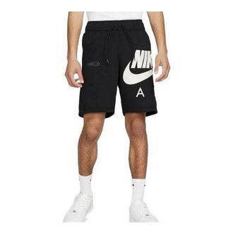 Nike Sportswear Air French Terry Shorts Black White DM5211-010