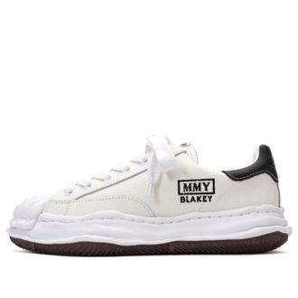 Miharayasuhiro Blakey OG Sole Embossed Leather Low White A11FW717-WHITE