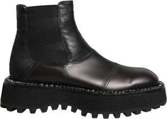 Dolce & Gabbana Slip On Chelsea Boots - male - Dolce & Gabbana - Lace-up Boots - Black - 5 UK - Shoes