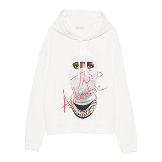 Ih Nom Uh Nit Hoodies, male, White, Size: 2XL Graphic Print White Cotton Hoodie