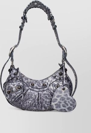 Balenciaga le cagole leather clutch bag