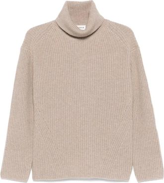 P.A.R.O.S.H. P.a.r.o.s.h., Dames, Truien, Beige, Maat: S Leer