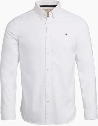 Holland Cooper Mens HOLLAND COOPER CLASSIC OXFORD SHIRT WHITE - Size: 40