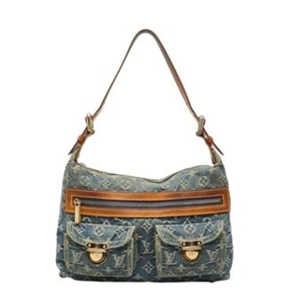 Louis Vuitton Pre-owned Vintage Denim Shoulder Bag - Dames - Pre-owned - Blauw - Maat: ONE Size Denim