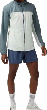 Brooks Canopy Packable Jacket In Smoke/storm
