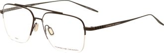 Porsche Design Mens 56mm Dark Bronze Opticals