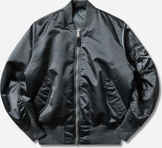 Alpha Industries Men s MA-1 Base Flight Bomber Jacket Denim Blue