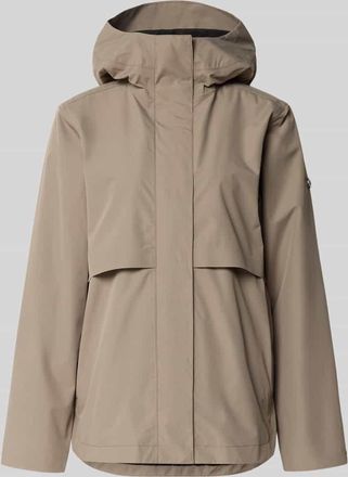 Didriksons 1913 Regular Fit Funktionsjacke mit Kapuze Modell Elsa in Taupe, Gr&ouml;&szlig;e 36