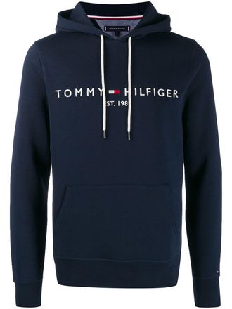 Tommy Hilfiger Felpa con ricamo - Blu
