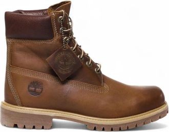 Timberland Waterdichte Premium Laars - Heren - Veterlaarzen - Bruin - 41 1/2 EU - Leer - Schoenen