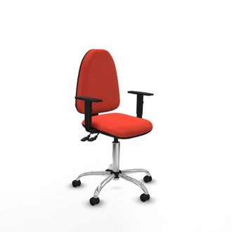 Piqueras y Crespo Silla De Oficina Piqueras Y Crespo Bali Naranja Oscuro