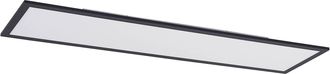 Lindby Led Panel nelios En Negro De Aluminio - Lindby
