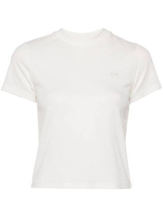 Ground-Zero cotton blend T-shirt - women - Cotton/Polyamide - S - White