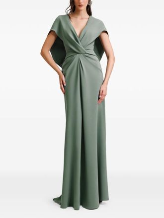 Gemy Maalouf draped maxi dress - Green