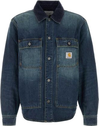 Carhartt Work in Progress Blue Regular Denim Overshirt