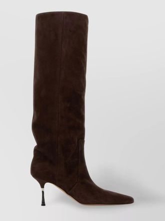 PARIS TEXAS suede knee-high boots