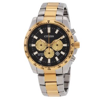 Citizen Chronograph Quartz Black Dial Mens Watch AN8234-58E