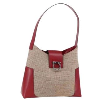 Ferragamo Pre-owned Canvas Shoulder Bag - - Pre-owned - Donna - Multicolore - ONE SIZE