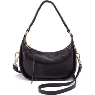 Hobo Small Mia Leather Crescent Hobo in Black at Nordstrom