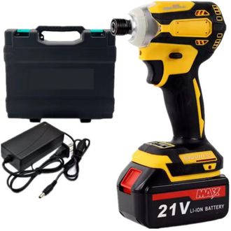 OEM Taladro De Impacto Inal&aacute;mbrico Sin Escobillas De 21 V, Minitaladro Atornillador Inal&aacute;mbrico Con Motor Sin Escobillas