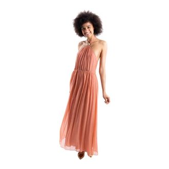 H2O Lange Jurk - Dames - Avondkleed - Oranje - M - Kleedjes