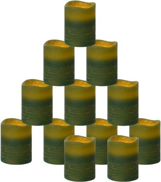 vidaXL Vidaxl - Velas Sin Llama Luz Led 24 Uds Con Mando A Distancia