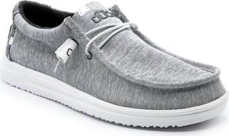 Hey Dude Mens Wally Free Sneaker In Galaxy Grey