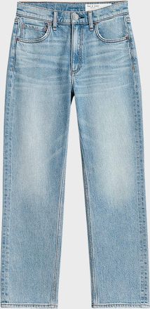 Rag & Bone Harlow Mid-Rise Ankle Straight Jeans